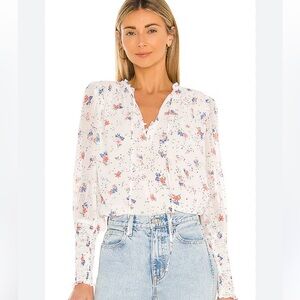 1. STATE Tranquil Ditsy Garden Blouse